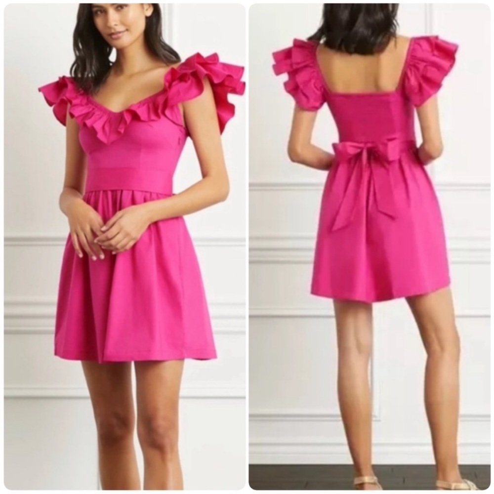Hill House Ana Ruffle Mini Dress Size XL